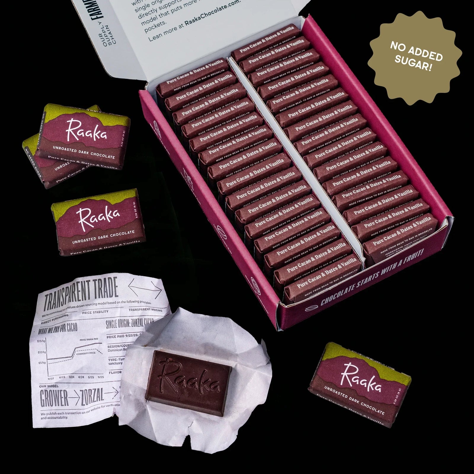 Mini Doses Box of 30 - Pure Cacao & Dates & Vanilla